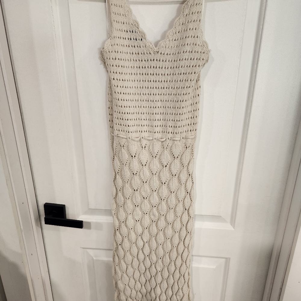 Freshman 1996 Crochet Maxi Dress - Size S